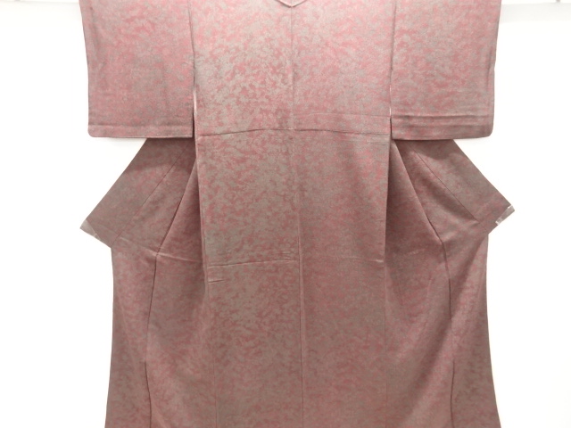 JAPANESE KIMONO / KOMON / CHIRIMEN / AUTUMN FLOWERS